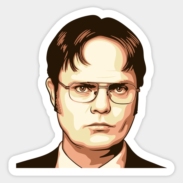 Dwight Schrute The Office Dwight Sticker Teepublic 